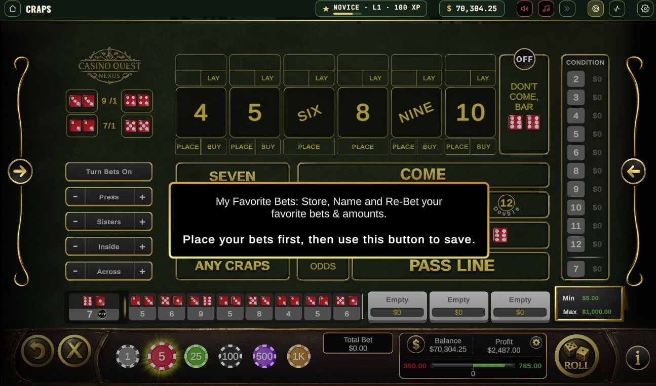 My Favorite Bets - store, name and re-bet your favourite bets and amounts