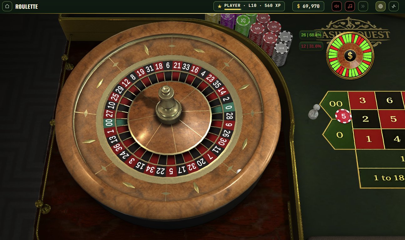 Close view of the double-zero roulette wheel in the box